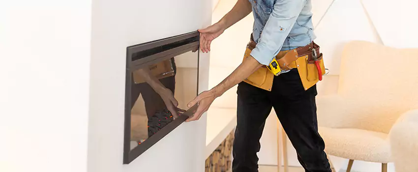 Metal Fireplace Installation in Lafayette, California