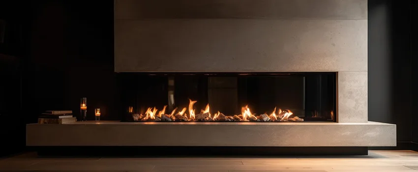 Gas Fireplace Ember Bed Design Services in Lafayette, California