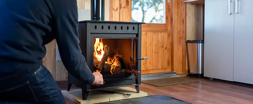 Open Hearth Wood Fireplace Installation in Lafayette, CA