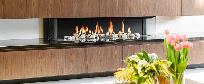Double-height Fireplace Design Refurbishment in Lafayette, California