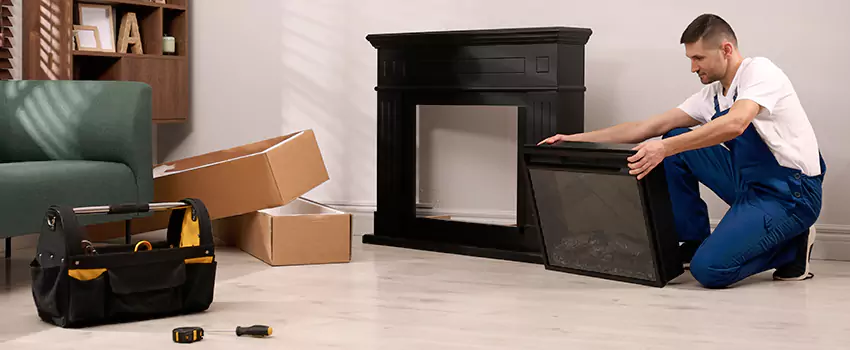 Old Rusted Metal Fireplace Repair And Replacement in Lafayette, CA